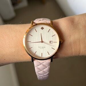Kate Spade Live Colorfully 3ATM Watch; Water Resistant 0356 in Pink & Rose Gold